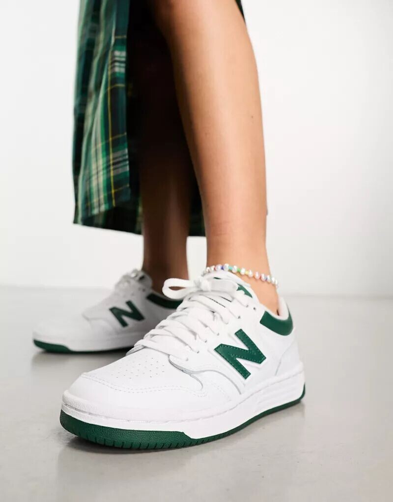 

Кроссовки New Balance 480 122839982, белый/зеленый