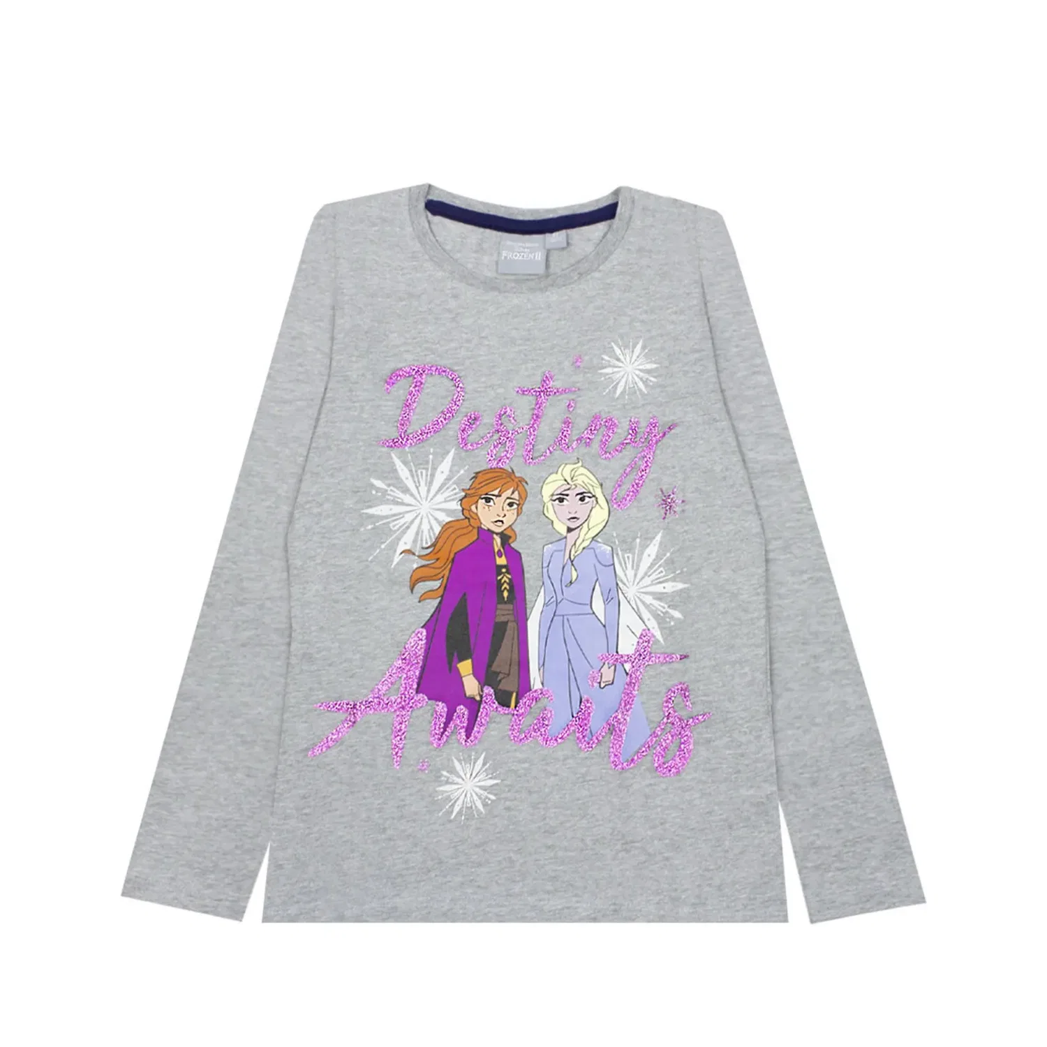 Футболка с принтом Frozen Disney, серый