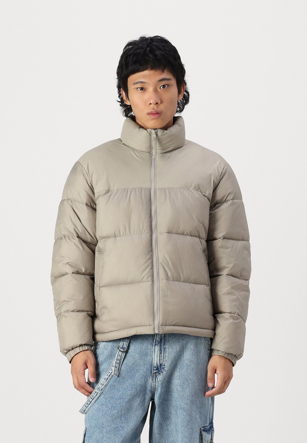 

Зимняя куртка BOXY MOCK NECK PUFFER VINTAGE Hollister Co., коричневый
