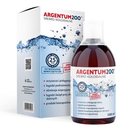 

Тоник Argentum200 Sebro Colloidal 25 ppm 500ml Aura Herbals