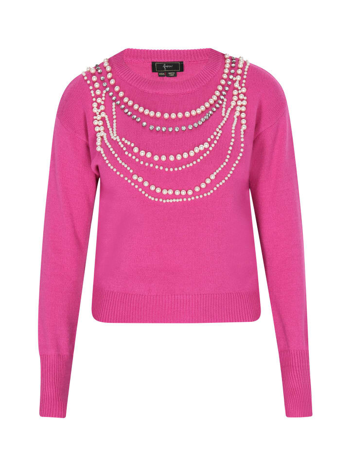

Пуловер faina Pullover, цвет Fuchsia