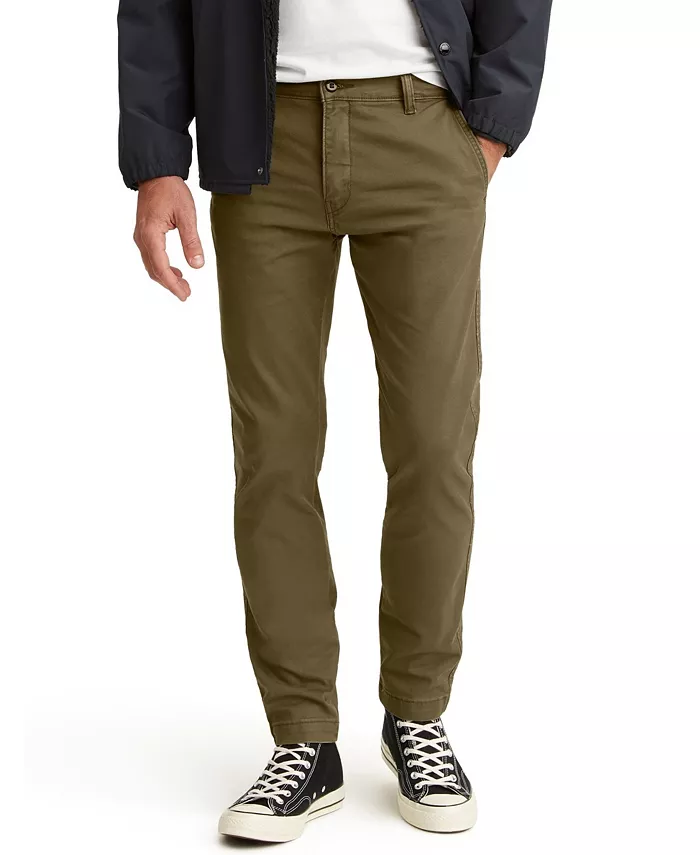 

Мужские широкие укороченные брюки-чиносы Big & Tall XX Standard Tapered Fit Levi's, зеленый