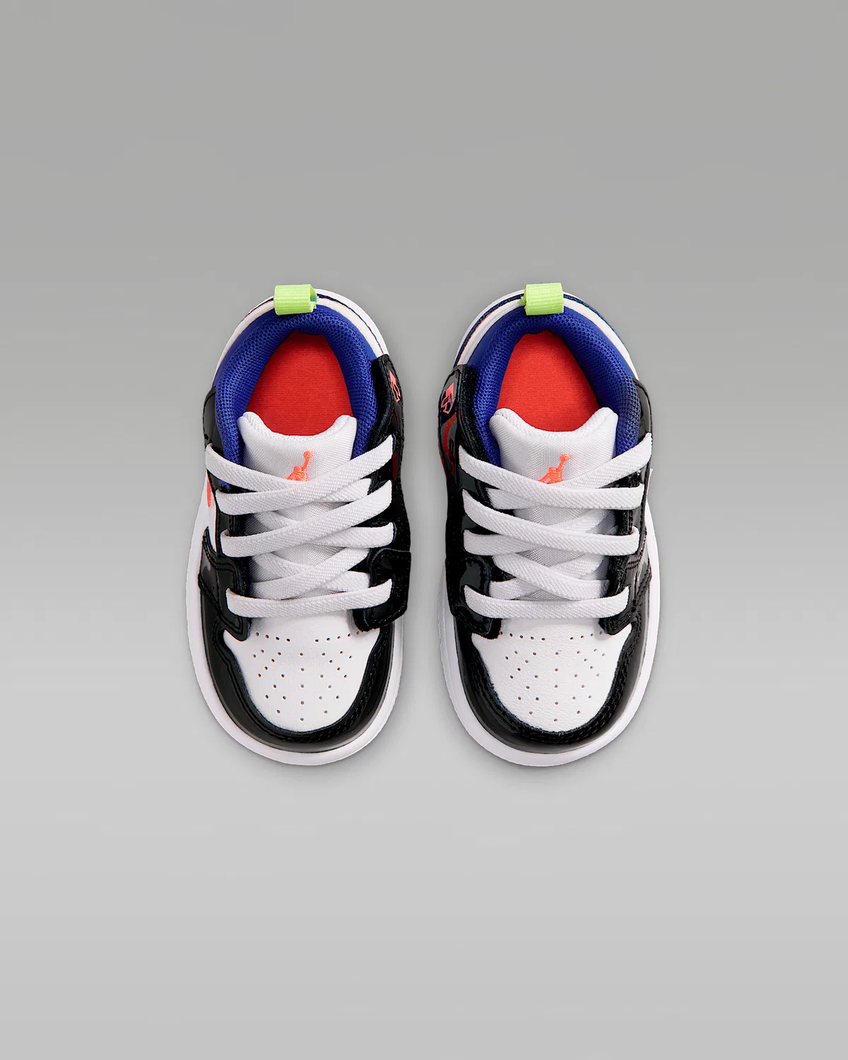 Кроссовки Jordan 1 Low Alt SE для малышей, White/Black/Game Royal/Bright Mango — фото 4