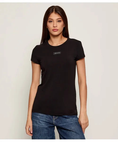 

Футболка Slim fit Armani Exchange, черный