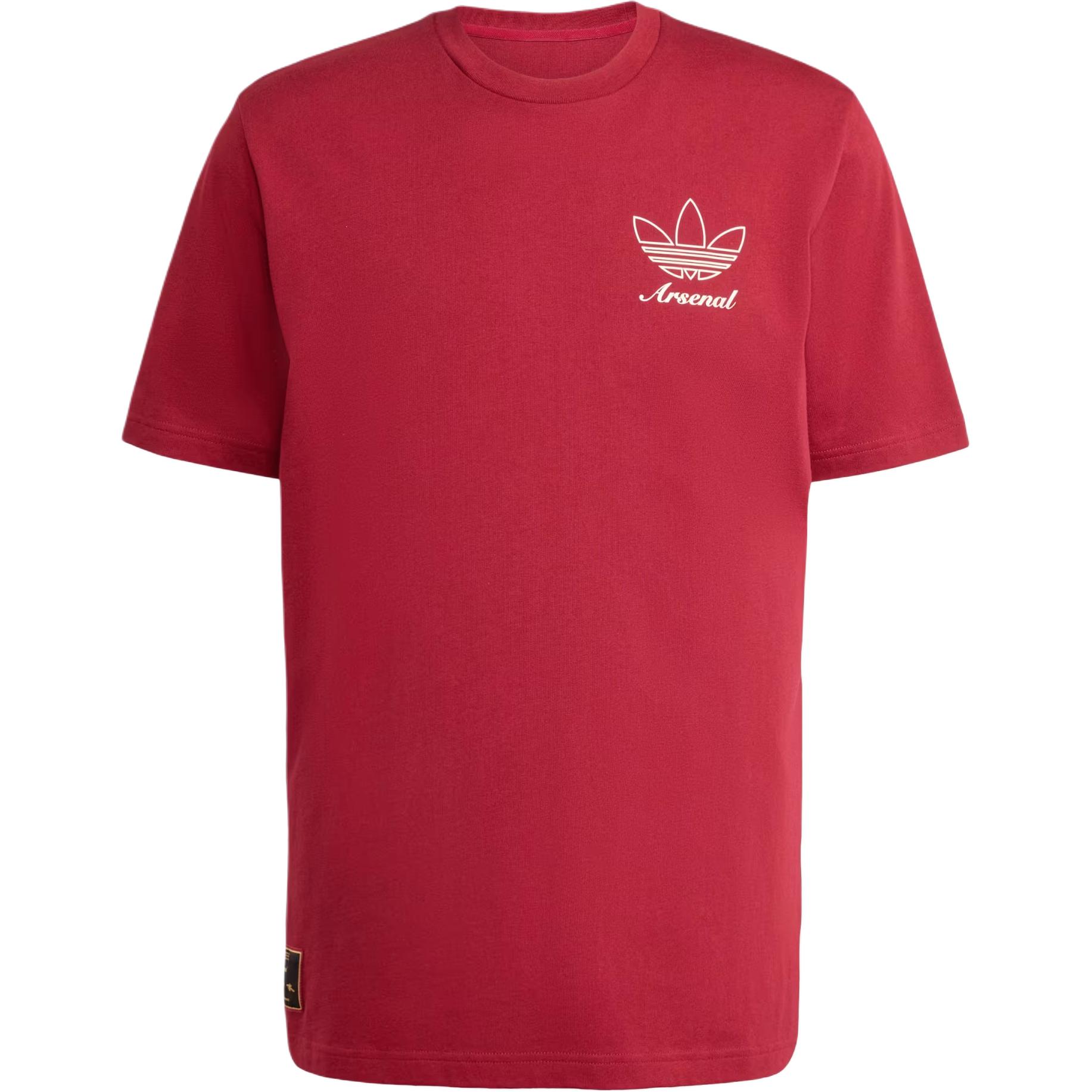 

Футболка с принтом Arsenal Terrace Icons Adidas Originals, Team Coll Burgundy 2