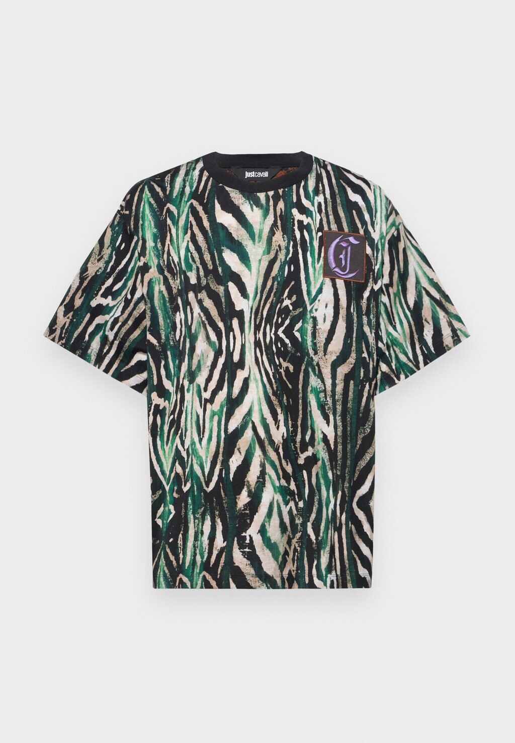 

Футболка с принтом ALLOVER TIGER Just Cavalli, разноцветный