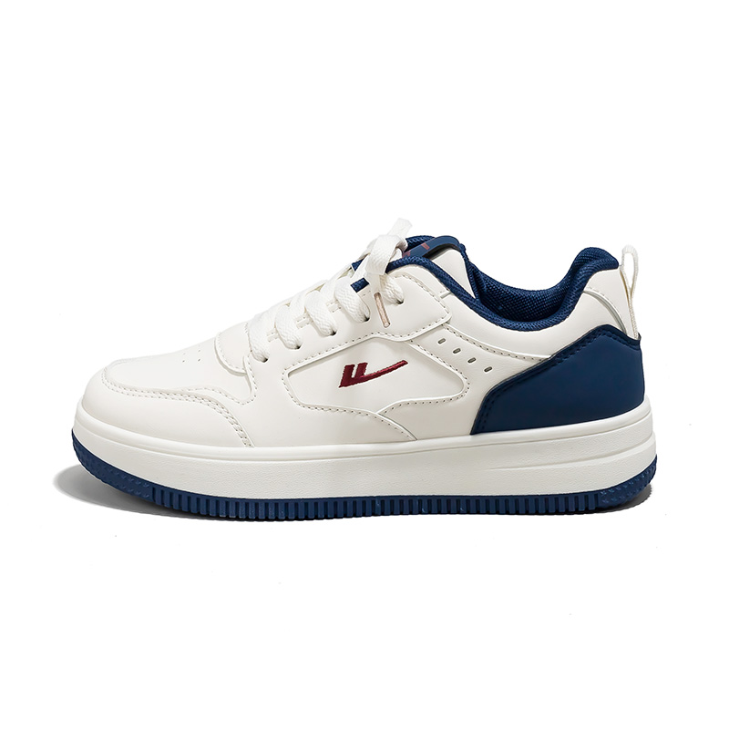 

Скользостойкие, износостойкие, легкие, увеличивающие рост низкие кроссовки для скейтбординга Unisex WARRIOR, бежевый синий