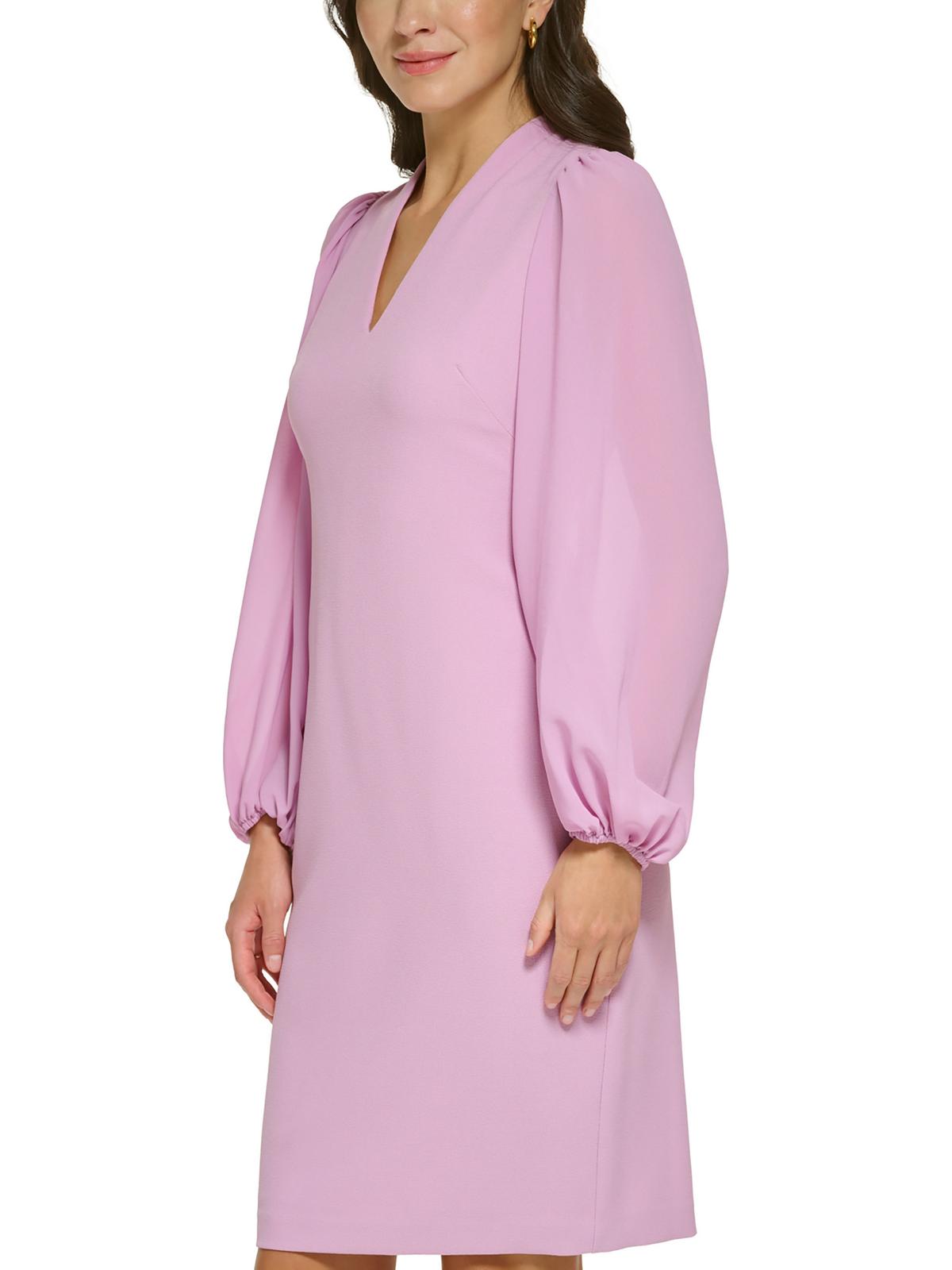 

Женское плиссированное коктейльное платье выше колена Vince Camuto, цвет orchid