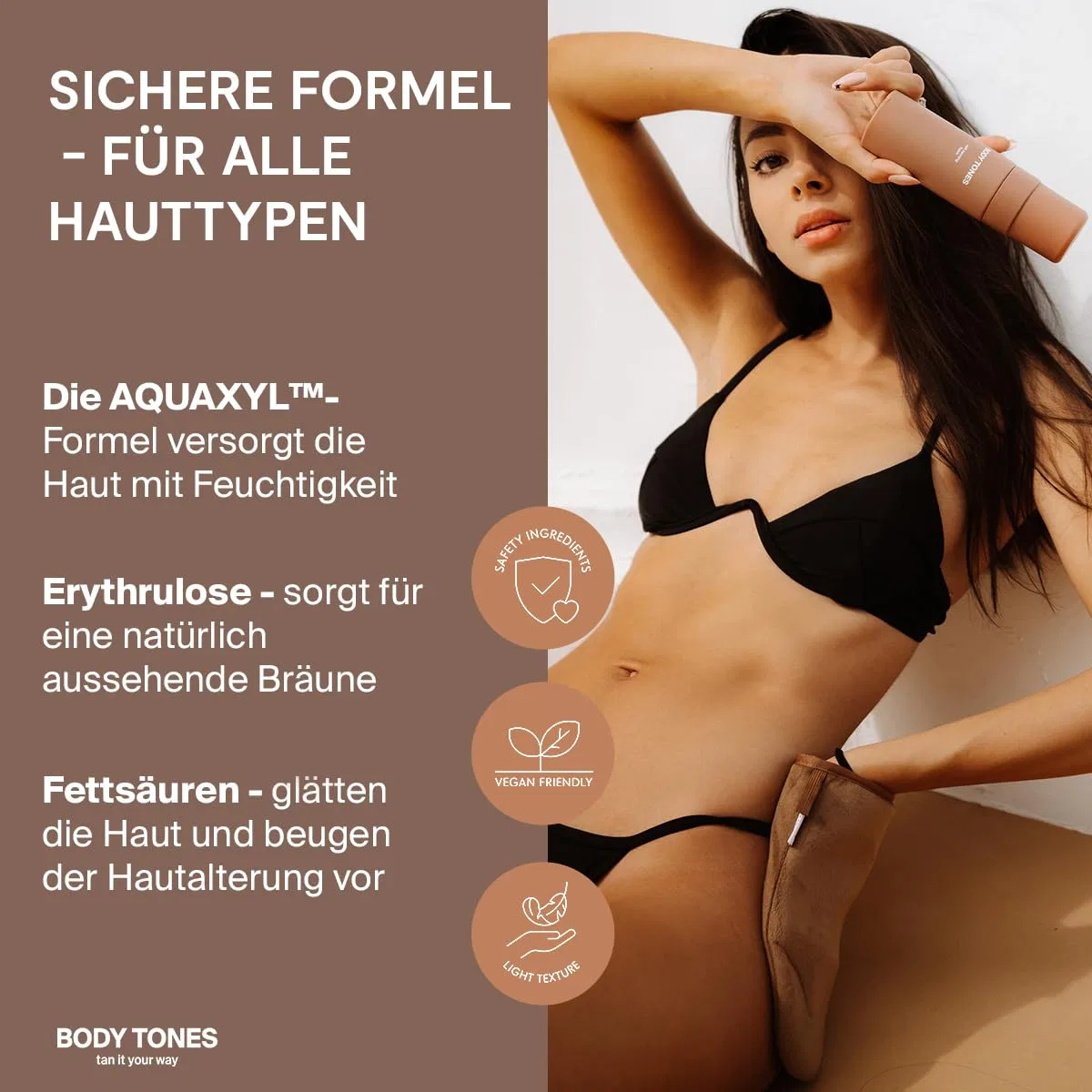 Мусс-автозагар для лица и тела от Body Tones Body Tones Tan It Your Way — фото 4