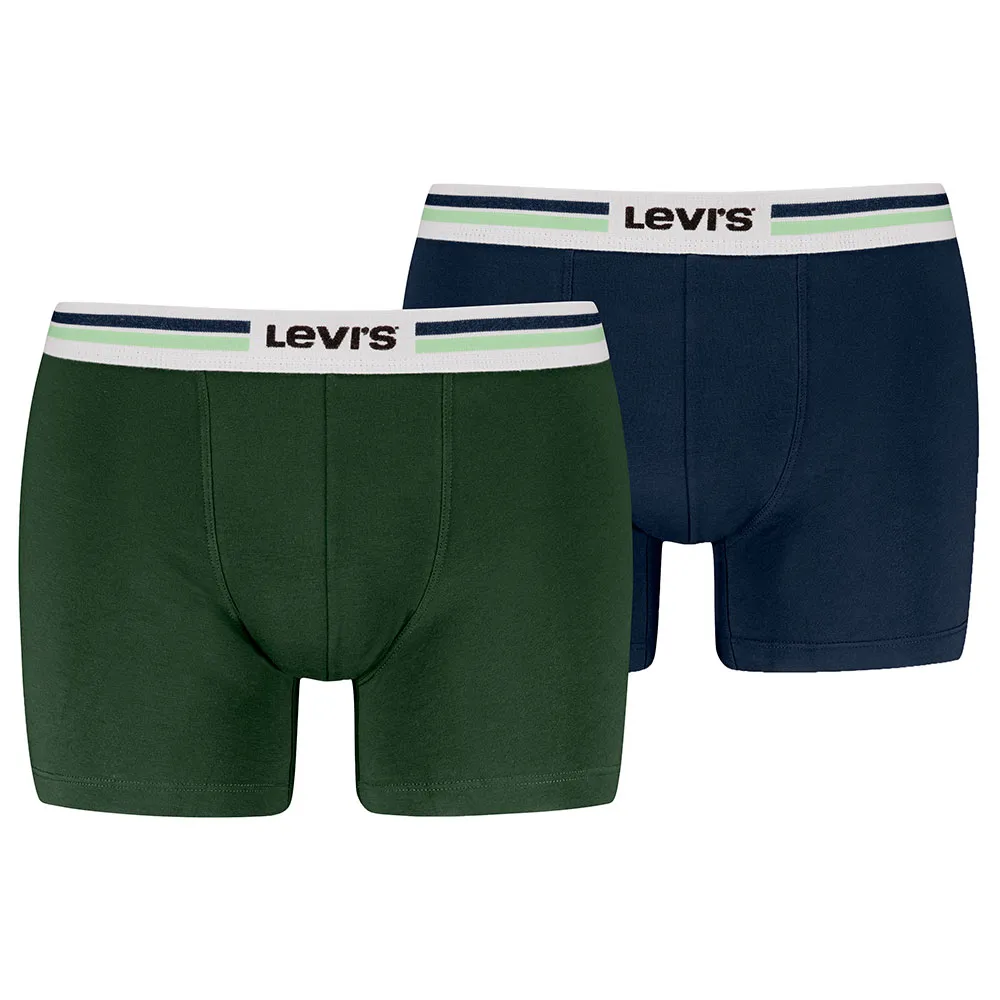 

Боксеры 2 шт Levi's Placed Sprtswr Logo Org boxers 2 units, зеленый