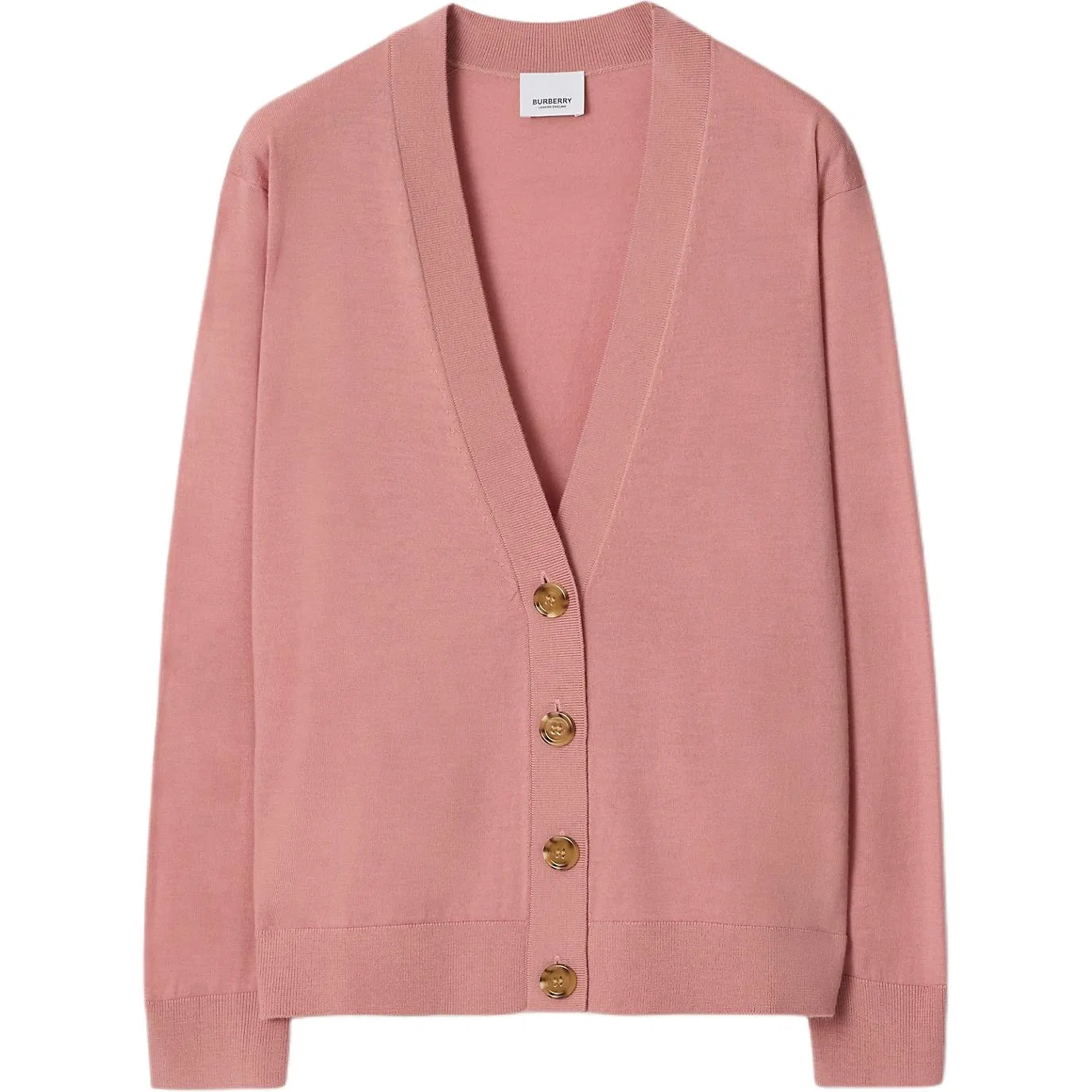 Свитер женский Burberry, кардиган, розовый