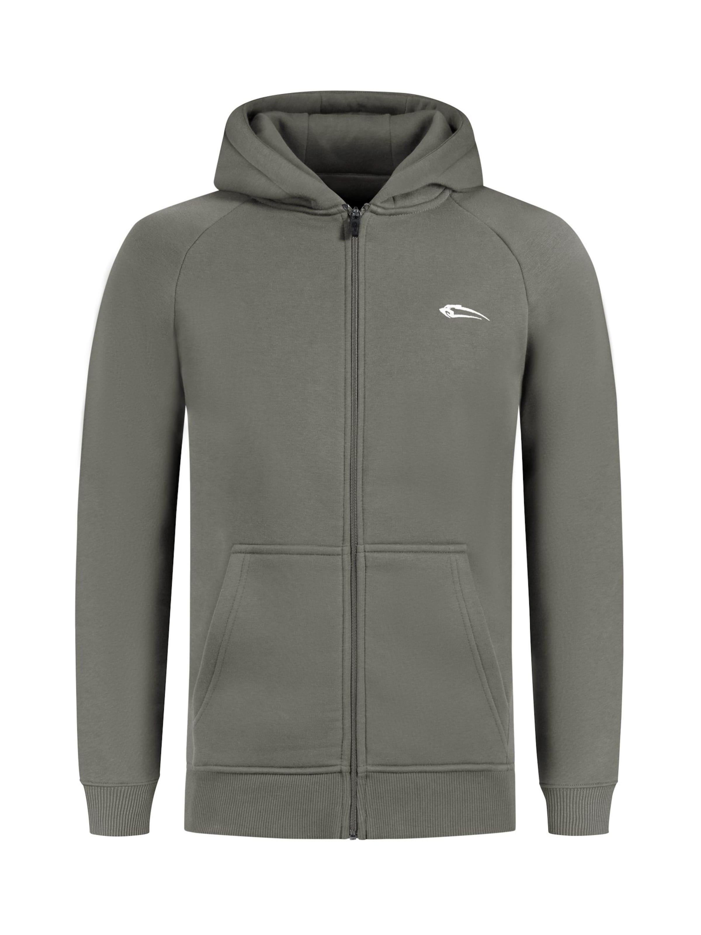 

Smilodox Толстовка с молнией 'Yasin' в сером цвете