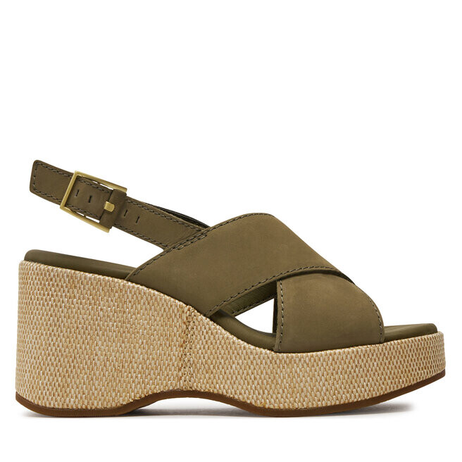 

Сандалии Clarks Manon Wish 26176302 Olive Nubuck, зеленый