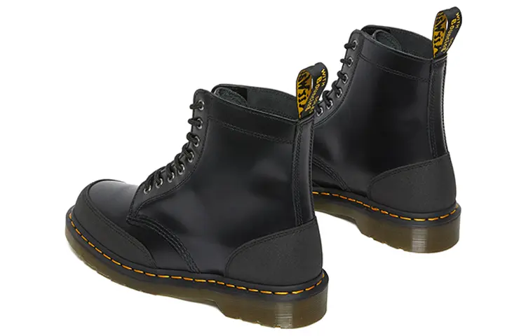 Мужские ботинки Dr. Martens 1460 кожаные комбинированные, черный — фото 3
