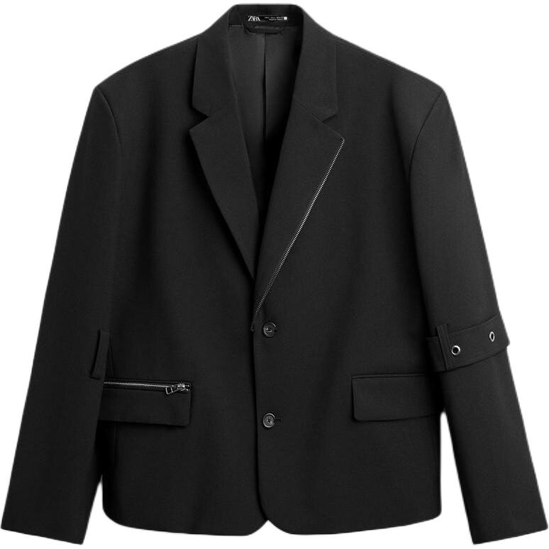 

Деловой костюм мужской черный Zara