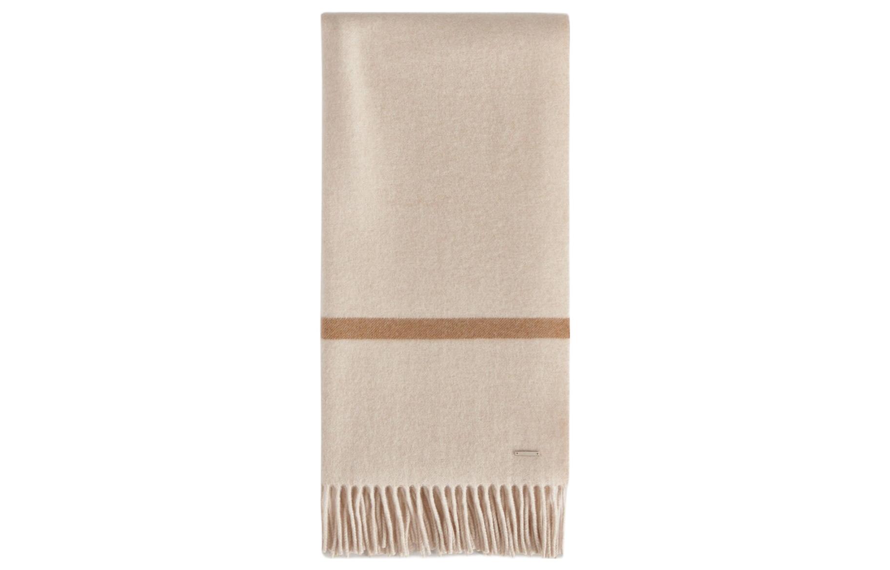 

Loro Piana Вязаный шарф женский бежевый, Beige