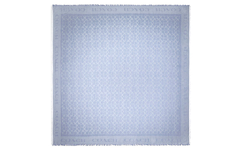 

COACH Женская шаль, Blue