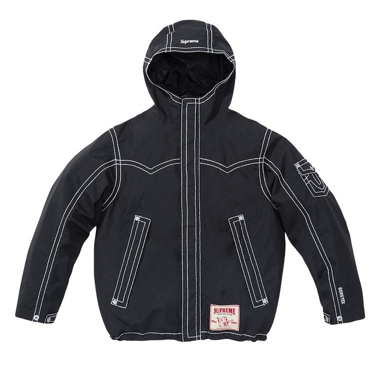 

Куртка Supreme x True Religion GORE-TEX Shell Jacket 'Black', черный