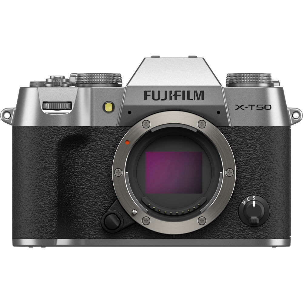 

Беззеркальная камера FUJIFILM X-T50 (серебристая)