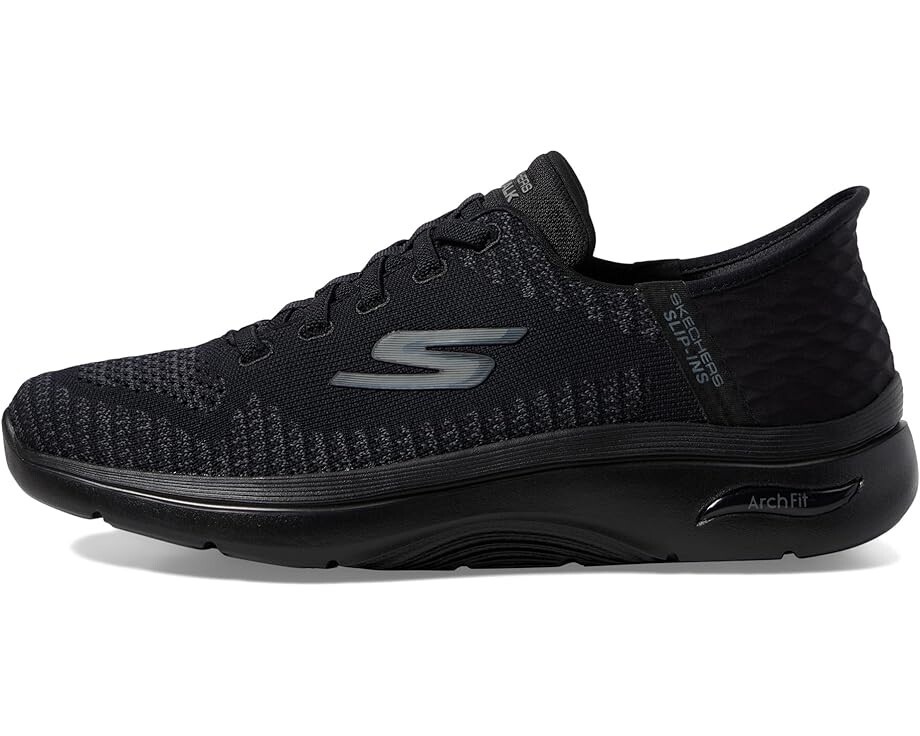 Кроссовки SKECHERS Go Walk Arch Fit 2.0 - Grand Hands Free Slip-Ins, черный — фото 4