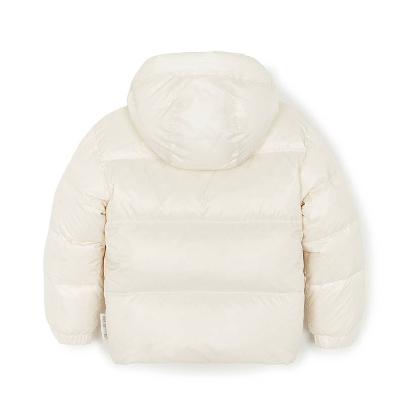 Пуховик new york yankees fw/aw25 kids' MLB KIDS, темный кремовый — фото 3