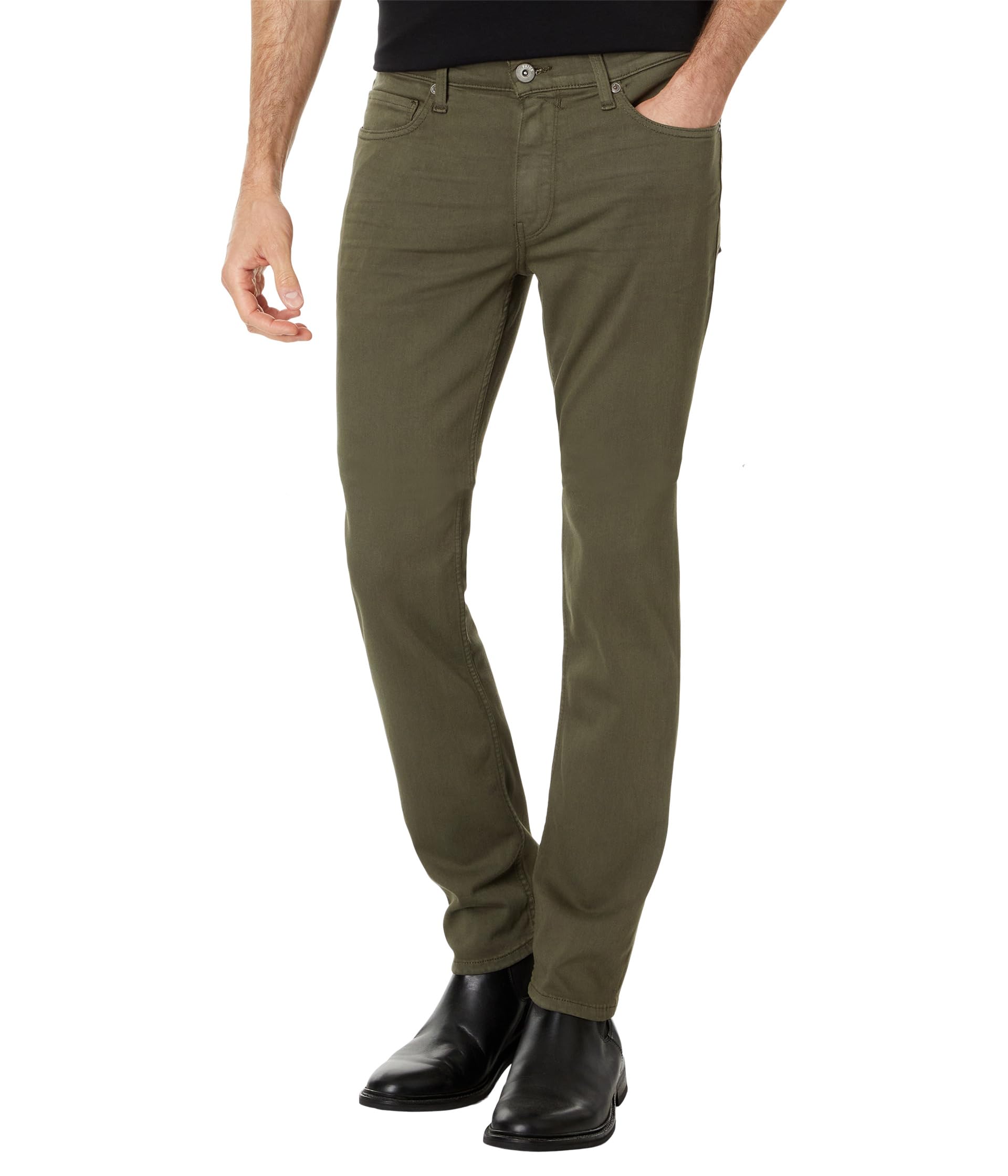 

Брюки Paige Lennox Transcend Slim Fit Pants, Aged Moss
