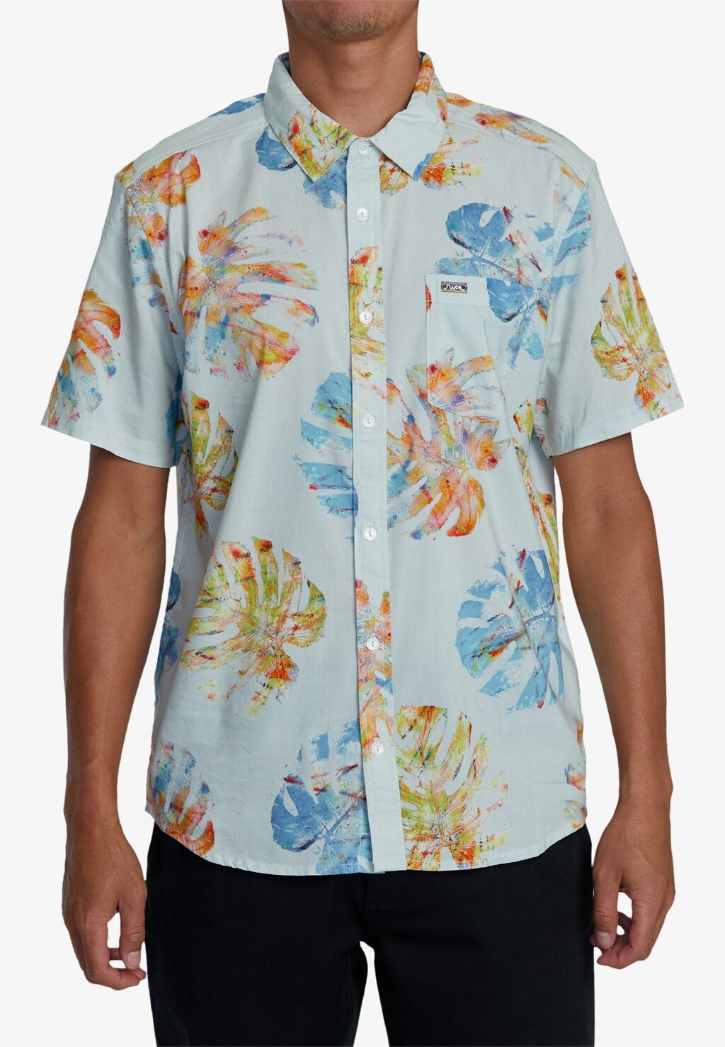 

Рубашка OBLOW HAWAII MANCHES COURTES RVCA, синий