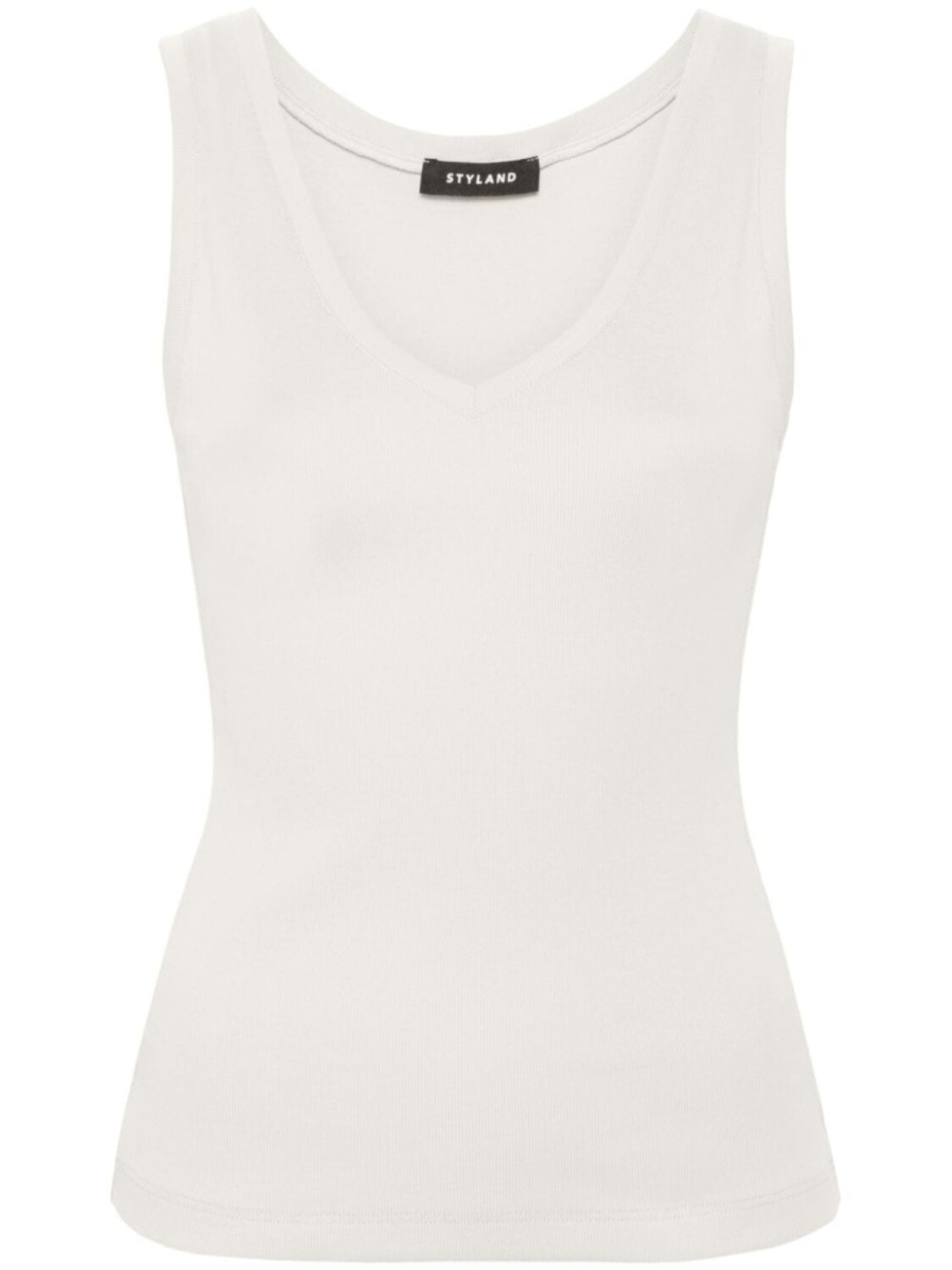 

Топ в рубчик без рукавов STYLAND, зеленый