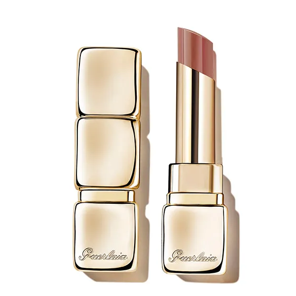 

Сияющая финишная помада Kisskiss Shine Bloom Guerlain, цвет floral nude