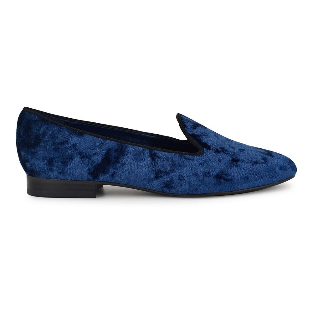 Женские слипоны на плоской подошве с круглым носком Nine West Renold, цвет Black White Print — фото 2