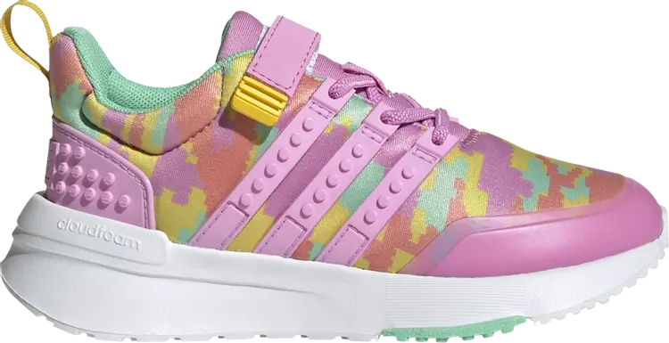 

Кроссовки LEGO x Racer TR21 EL Little Kid 'Digi Camo - Bliss Orchid', розовый