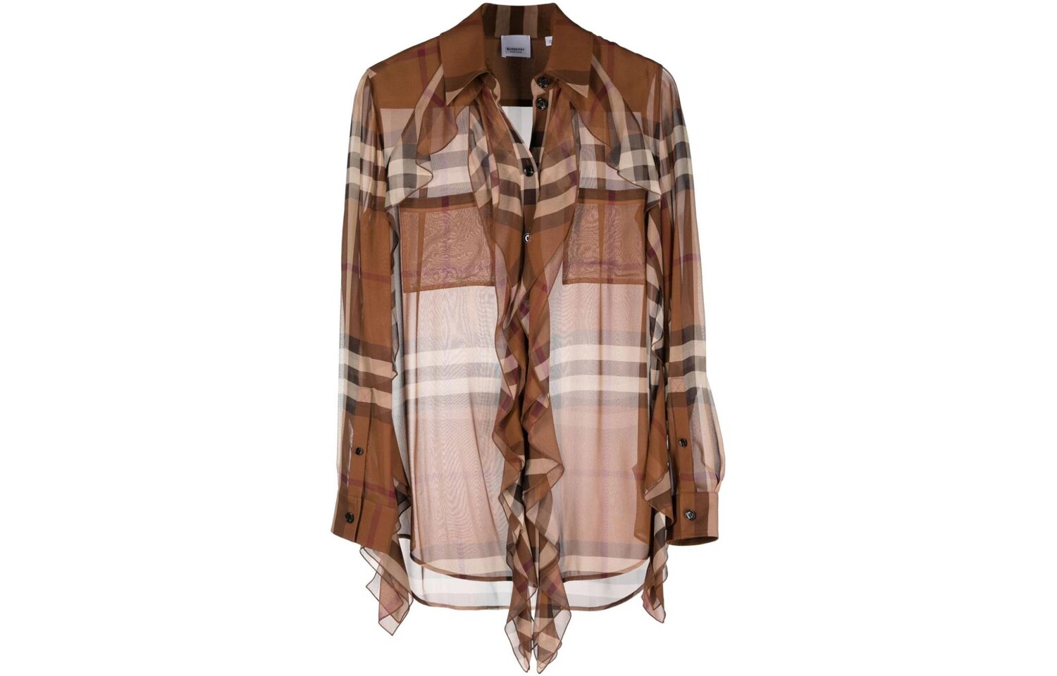 

Рубашка женская коричневая Burberry