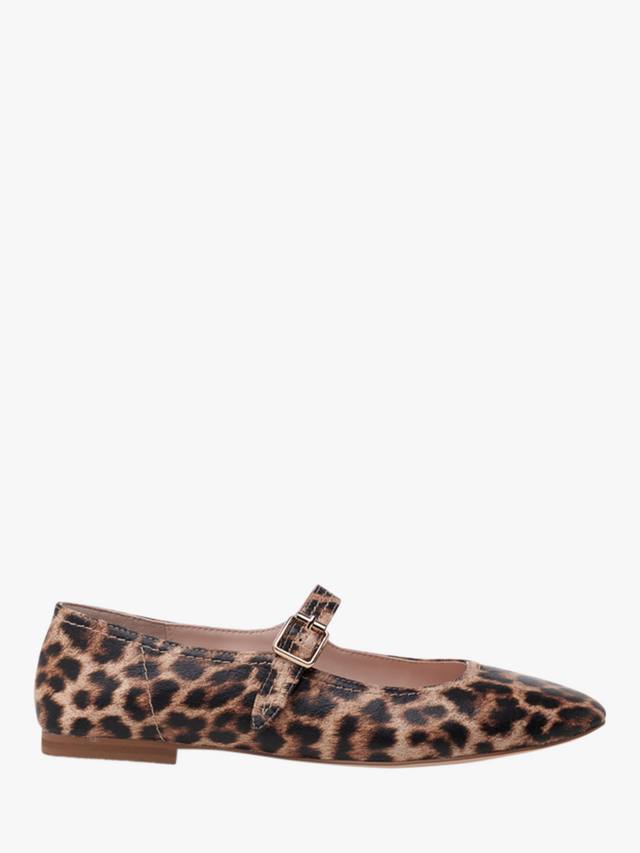 Туфли Mary Jane Parisienne Wide Fit Paradox London, Leopard Print