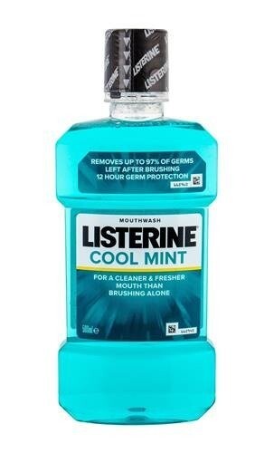 

Ополаскиватель для рта, 500 мл Listerine, Cool Mint Mouthwash