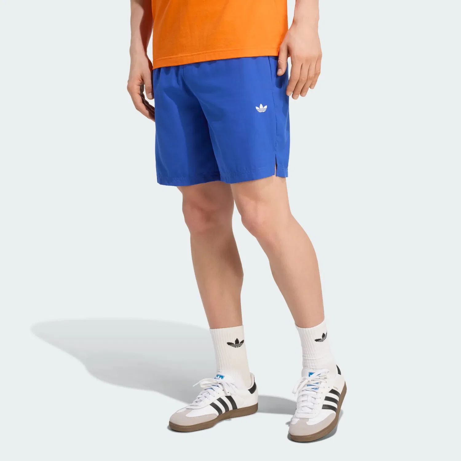 Шорты для плавания Adidas Originals Trefoil Essentials синего цвета — фото 2