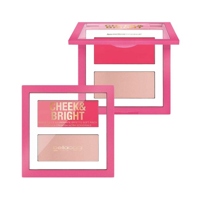 

Пудра для сияния щек и румяна Bellaoggi, цвет cheeky pink, 2,5 x 2,5 гр