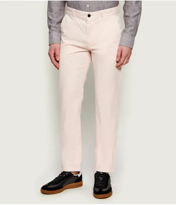 Брюки чинос slim fit Boss Orange, розовый — фото 3
