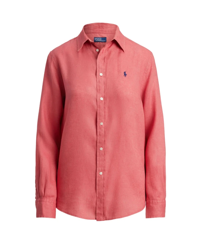 

Рубашка с длинными рукавами на пуговицах Ralph Lauren, красный