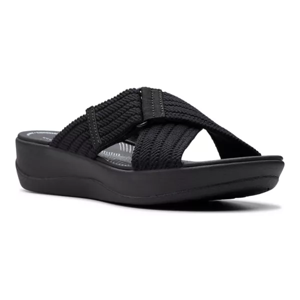 Сандалии Cloudsteppers Arla Wave для женщин Clarks, черный