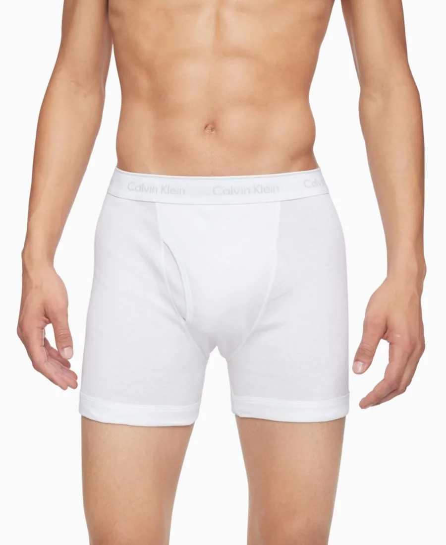 Calvin Klein Мужские боксеры из классического хлопка, комплект из 3 штук — фото 2