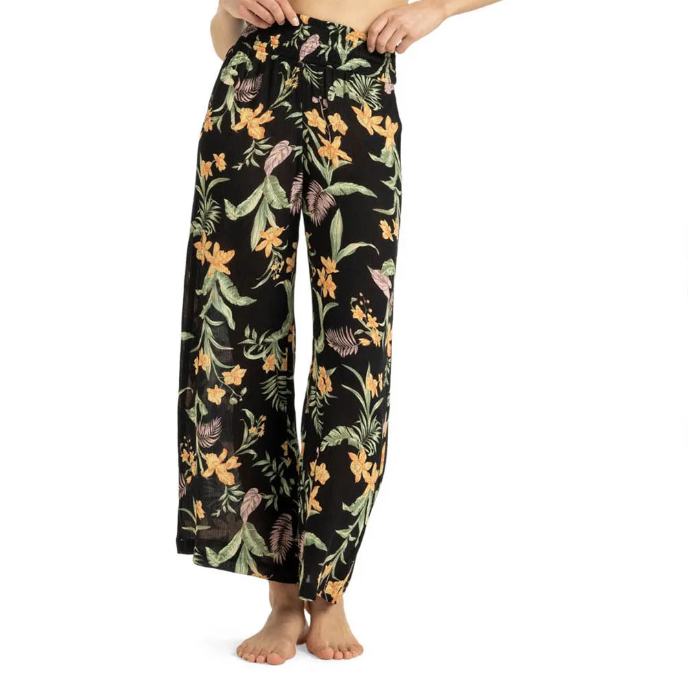 

Брюки Roxy Along The Beach Printed Coverup, черный