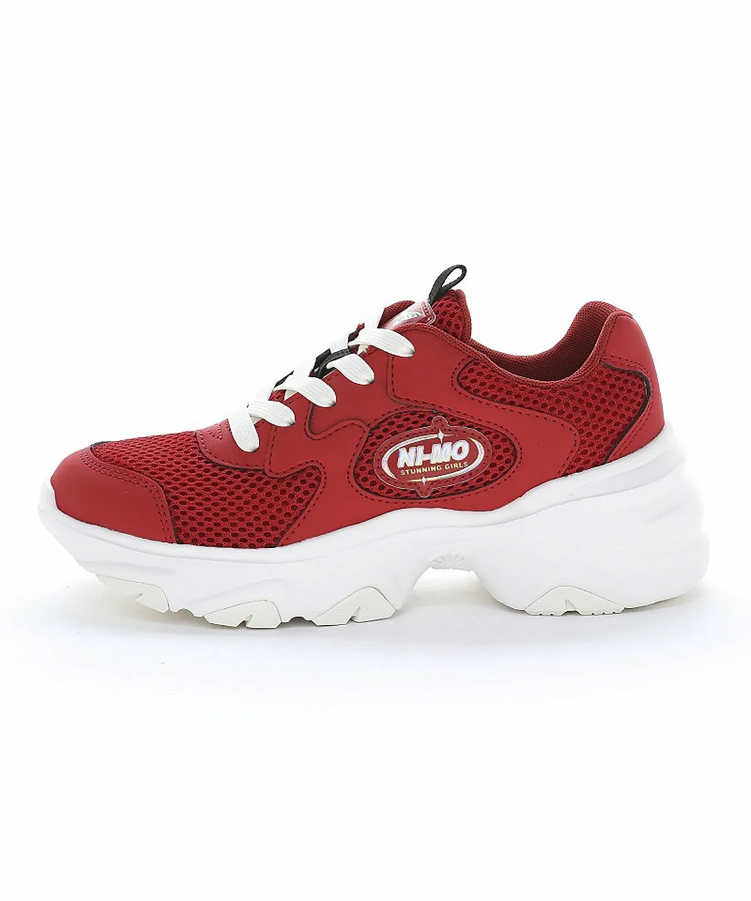 Детские кроссовки MoonStar NM J143 красного цвета для девочек Ni-Mo, Red — фото 4