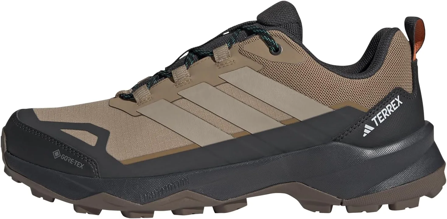 Кроссовки Adidas Terrex Skychaser AX5 GTX BLACAR/Owhite/WONALU, белый/оранжевый