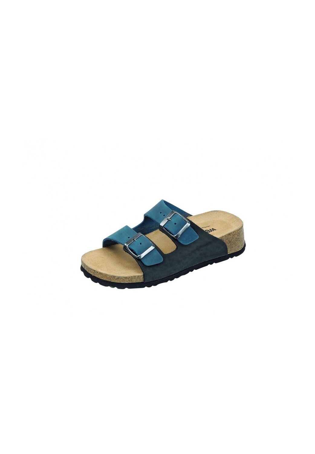 Мюли на танкетке SCHUHMODE weeger, цвет Blau/schwarz