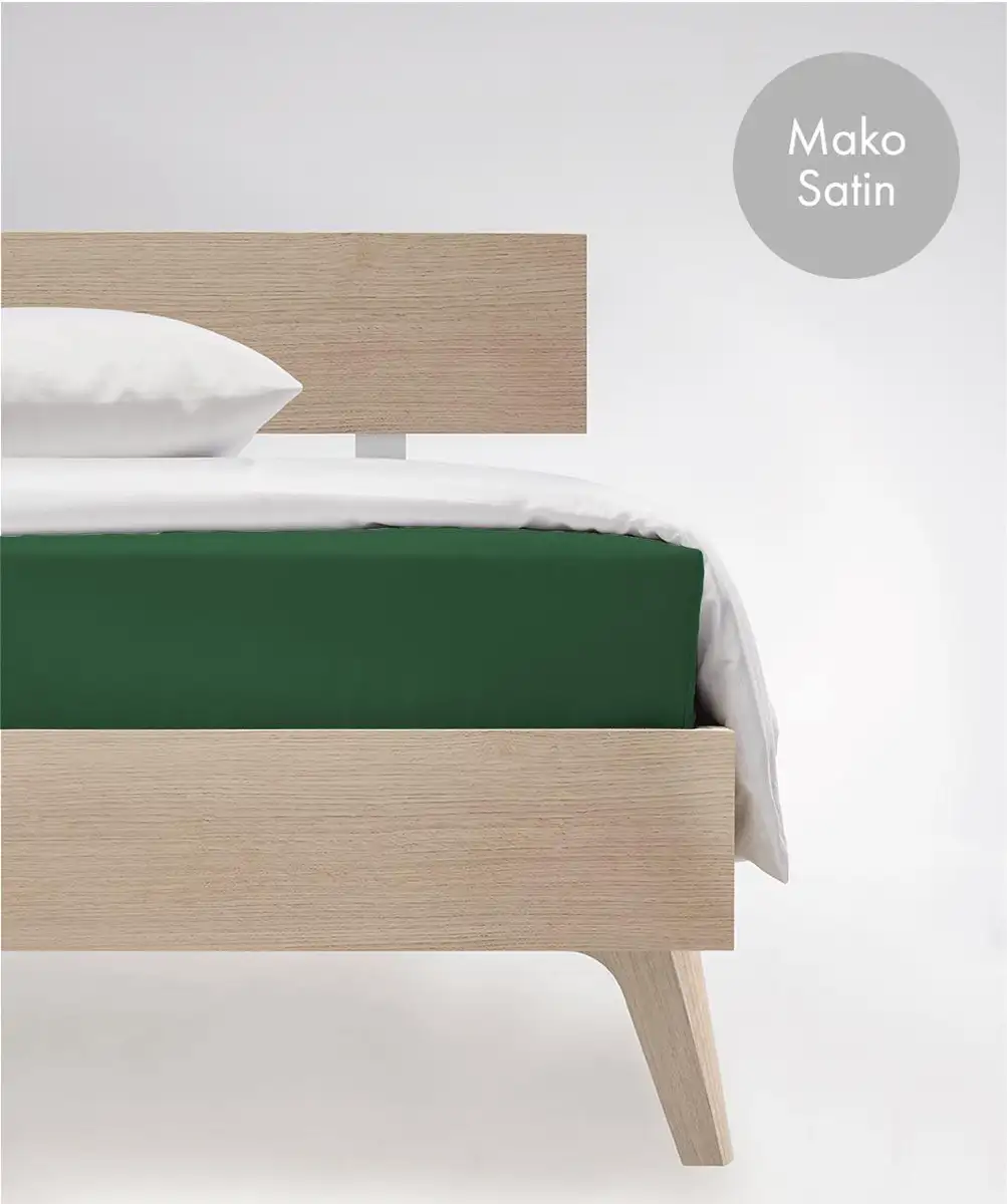 

Простыня на подгонке fleuresse "Цвета в размерах. 90x200, 140x200 или 180x200 см", Мако Сатин, для матрасов высотой до 23 см, плоская простыня, натяжная простыня 200х200 см, 1 шт., цвет jagdgrün