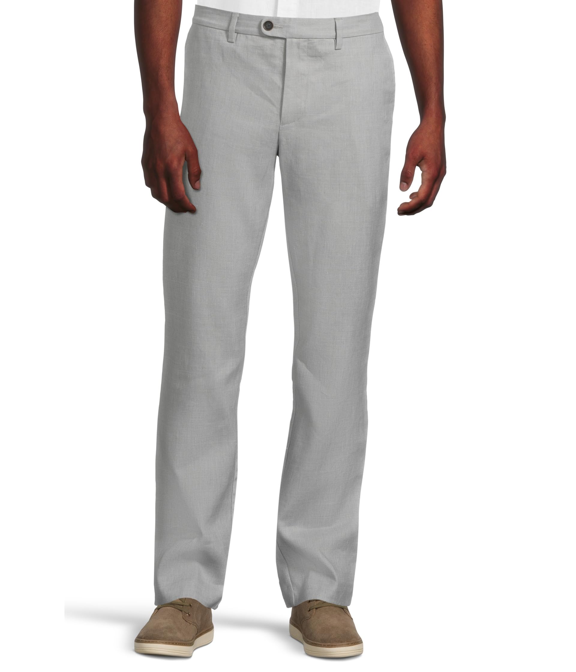 

Брюки Tommy Bahama Latigo Beach Linen Flat Front Pants, цвет Bala Shark