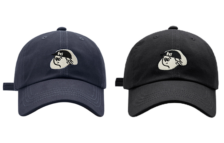 

FREE RABBITⅡ Бейсболка унисекс, 2 Pack (Navy Blue+Black)