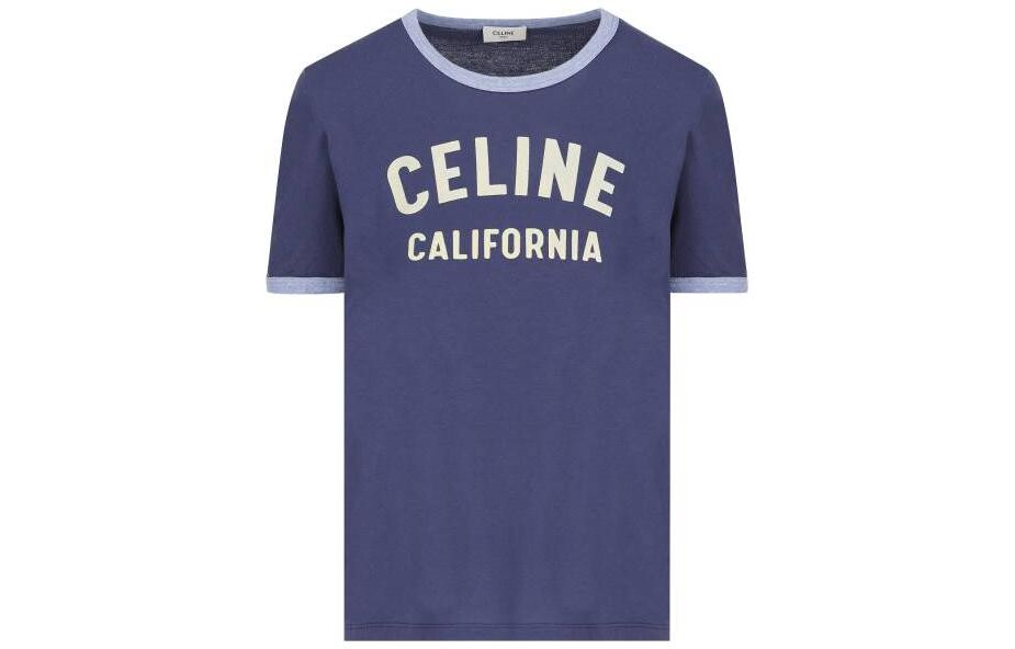 

Футболка женская Celine, сине-лиловый