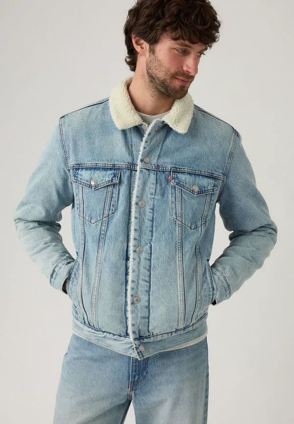 Джинсовая куртка дальнобойщика Levi'S, Kentucky Blue Sherpa