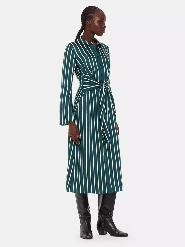 

Платье Whistles Petite Alex Shirt, цвет green/multi